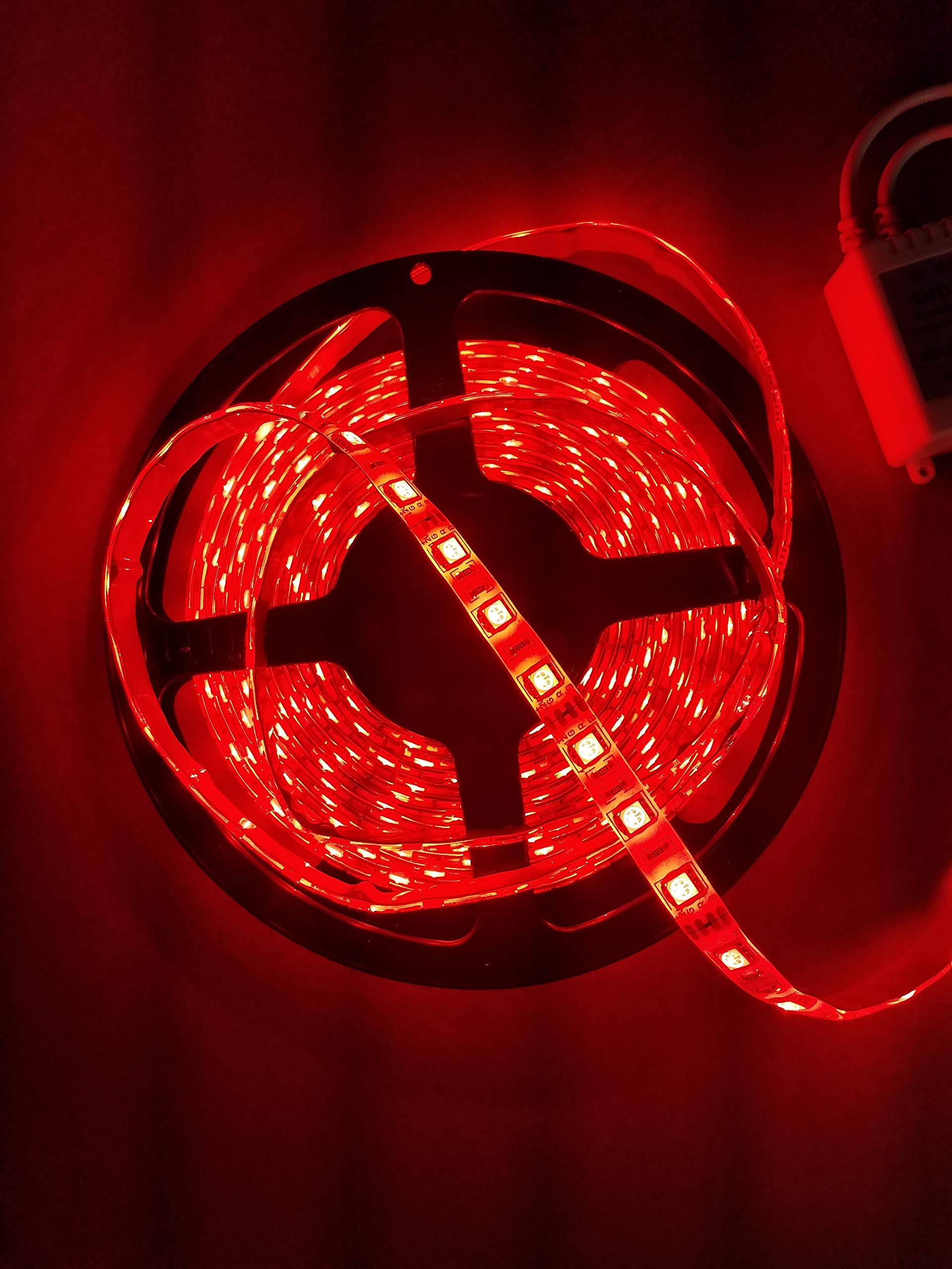 16FT IP68 Waterproof Marine LED Light Strip - 12V Submersible Red Rope Lights for Boat Under Gunnel Lighting | Perfect for Night Fishing, Deck Ambiance & Underwater Illumination