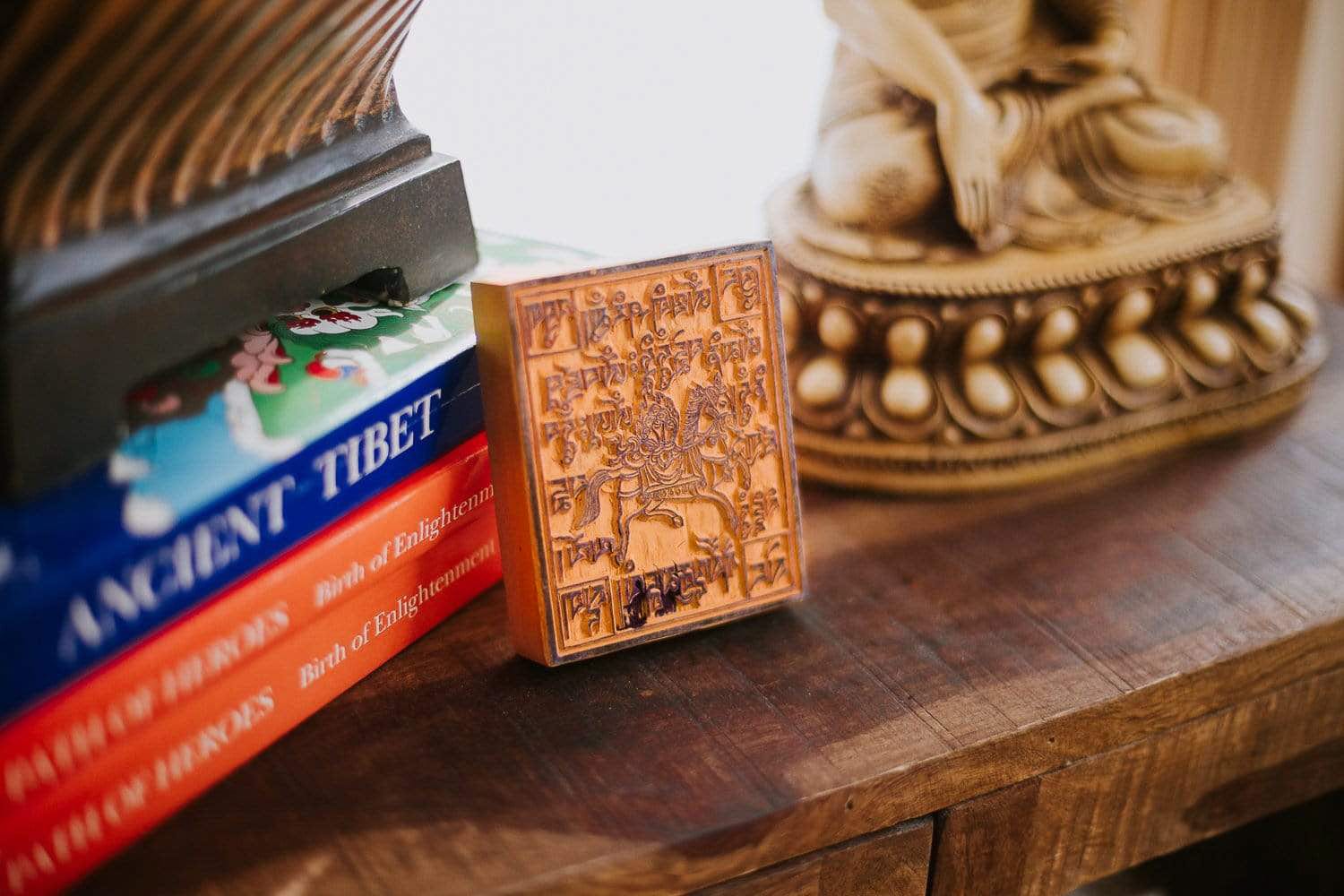 Hand Carved Himalayan Wood Printing Blocks for Fabric & Paper - Eco-Friendly DIY Stamps for Crafts, Scrapbooking & Home Decor