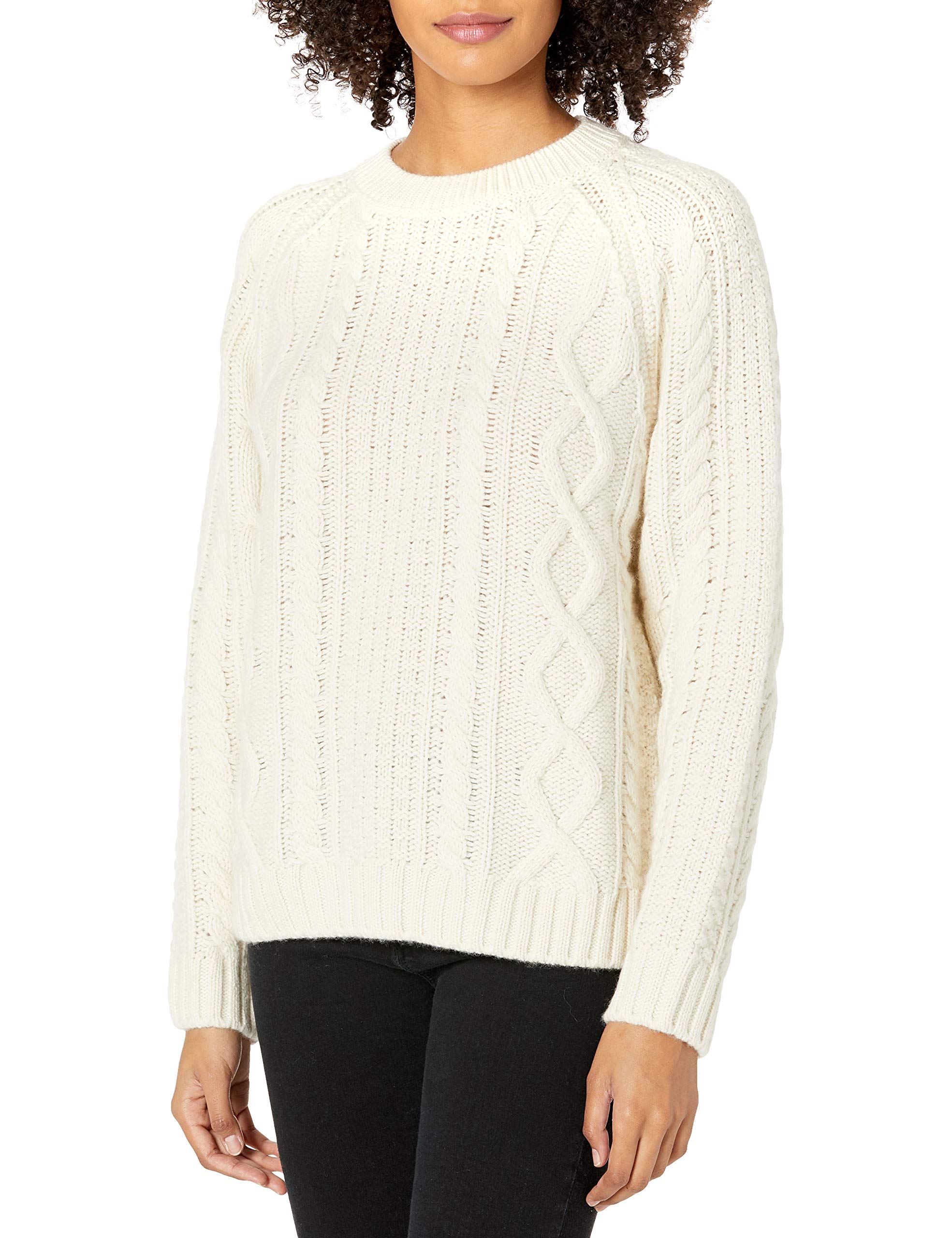 Nudie Jeans Women's Jane Cable Knit Sweater - Cozy Winter Pullover for Casual Outfits & Layering | Perfect for Office, Dates & Weekend Wear