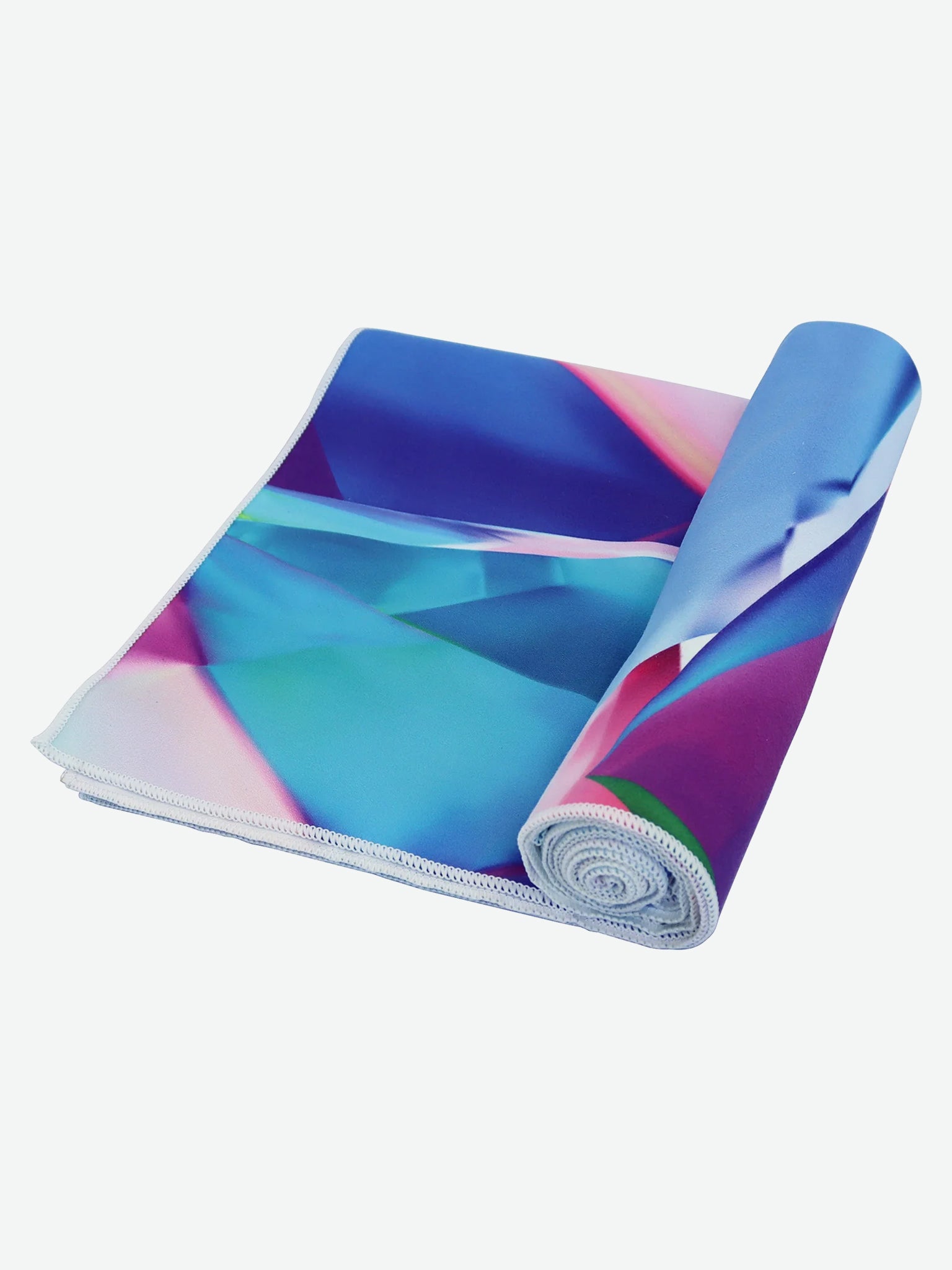 Yoga Design Lab Non-Slip Crystal Yoga Mat Towel - Premium Eco-Friendly Yoga Accessory for Hot Yoga, Pilates & Home Workouts