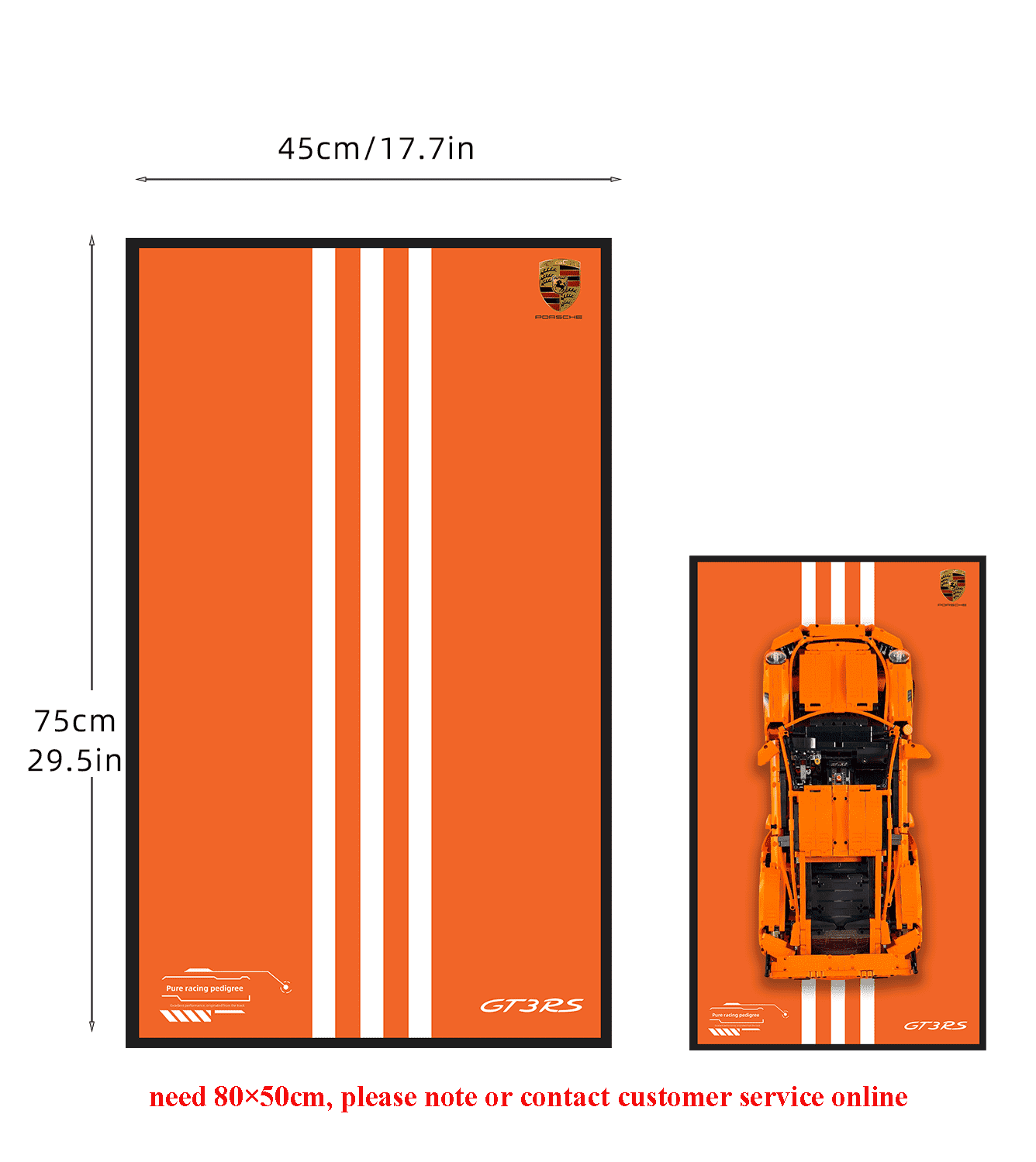 LEGO Technic 42056 Porsche 911 GT3 RS Wall Display Frame - Premium Showcase for LEGO Car Models - Perfect for Home Office Decor & Collector's Display