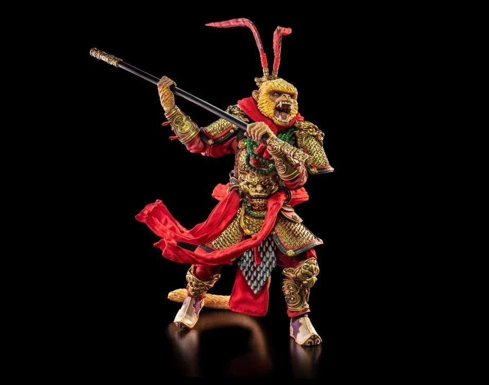 Mythic Legions 1/12 Scale 6-Inch Action Figure - Sun Wukong the Monkey King Golden Sage by Four Horsemen Studios | Collectible Articulated Figurine for Display & Role Play | Perfect for Anime Fans & Mythology Collectors