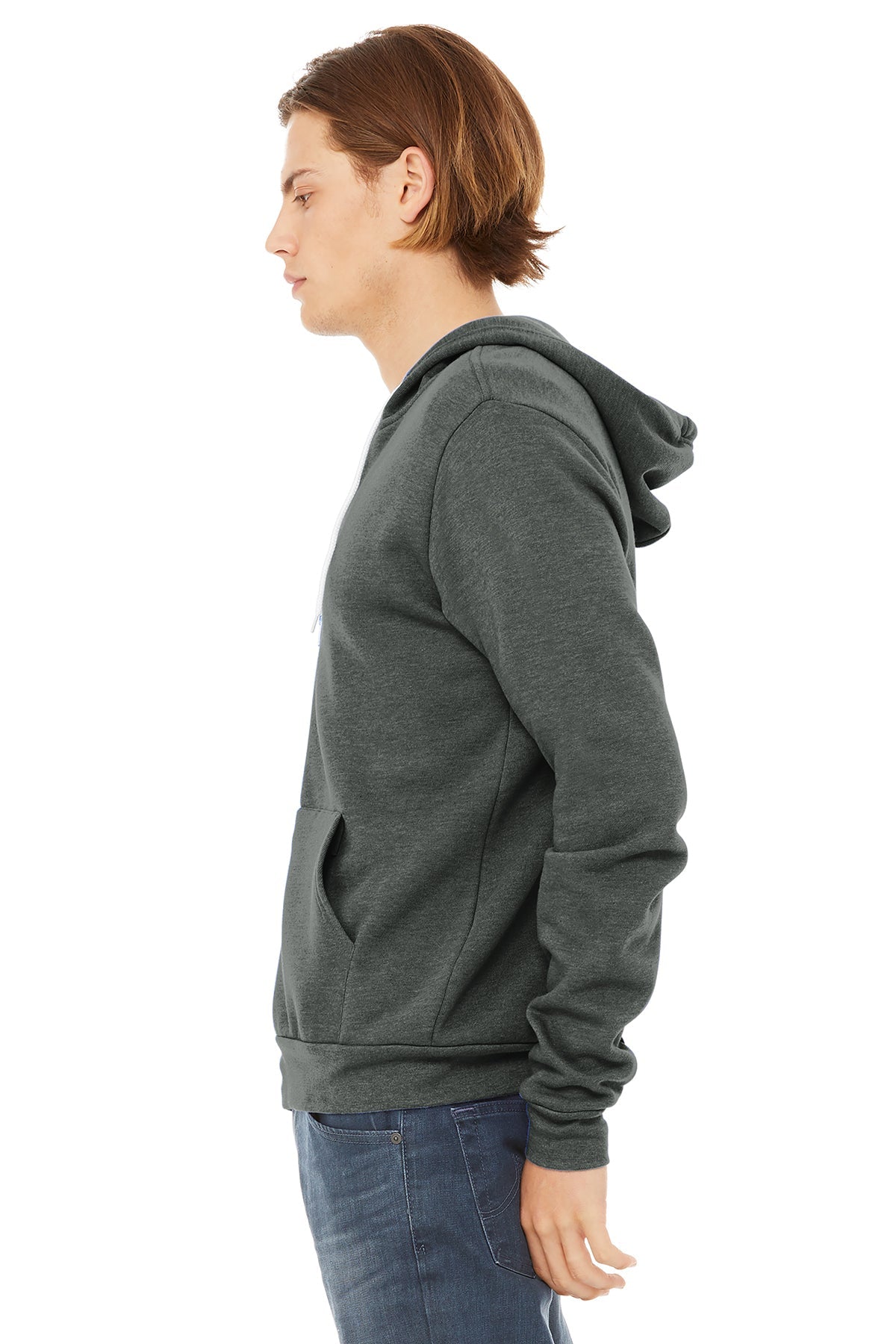 Bella Canvas Unisex Fleece Full Zip Hoodie - Soft & Warm Pullover Sweatshirt for Men & Women - Perfect for Casual Wear, Gym & Outdoor Activities