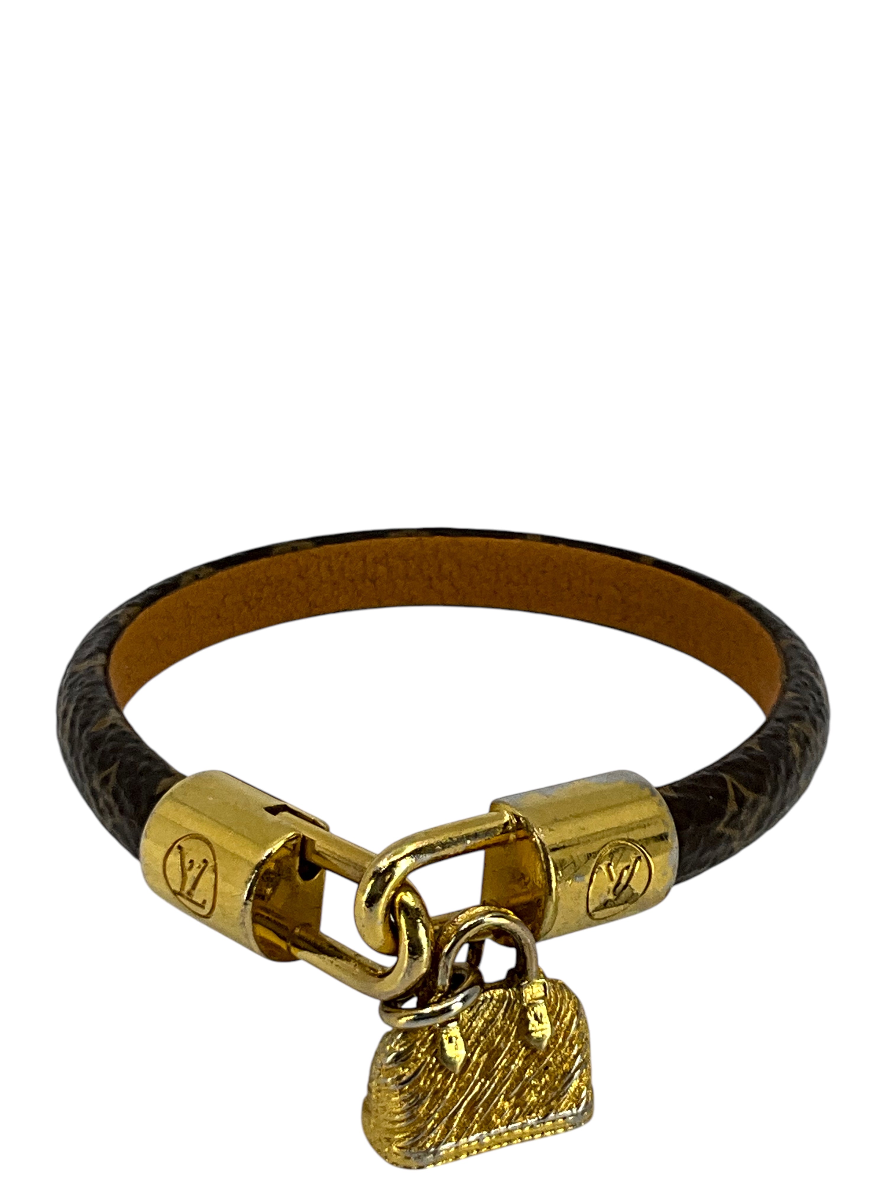 Authentic LOUIS VUITTON Monogram Canvas Alma Bracelet - Luxury Fashion Accessory for Women | Perfect for Parties, Weddings & Everyday Elegance