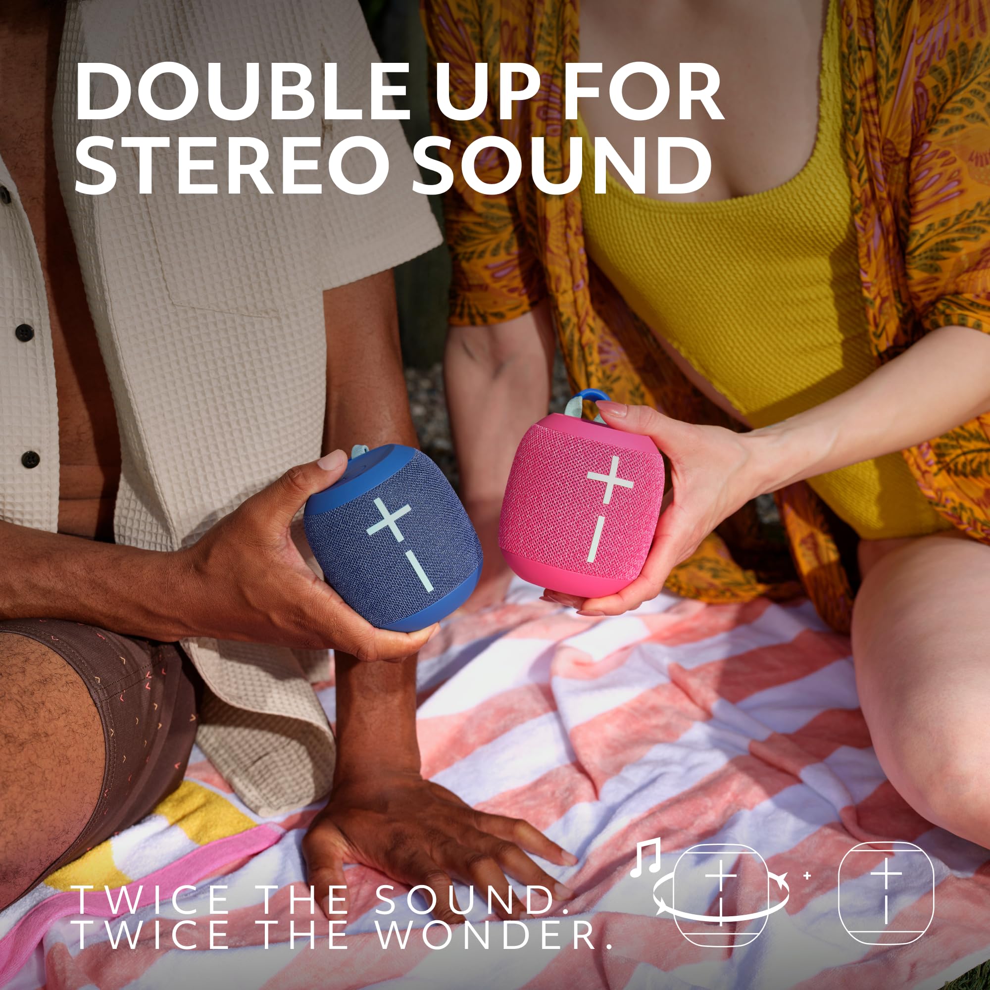 Ultimate Ears WONDERBOOM 4 Wireless Waterproof Bluetooth Speaker - 360° Sound, Outdoor Boost, 20-Hour Battery | Perfect for Beach, Pool, Camping & Outdoor Adventures (Active Black with Shockproof Case)