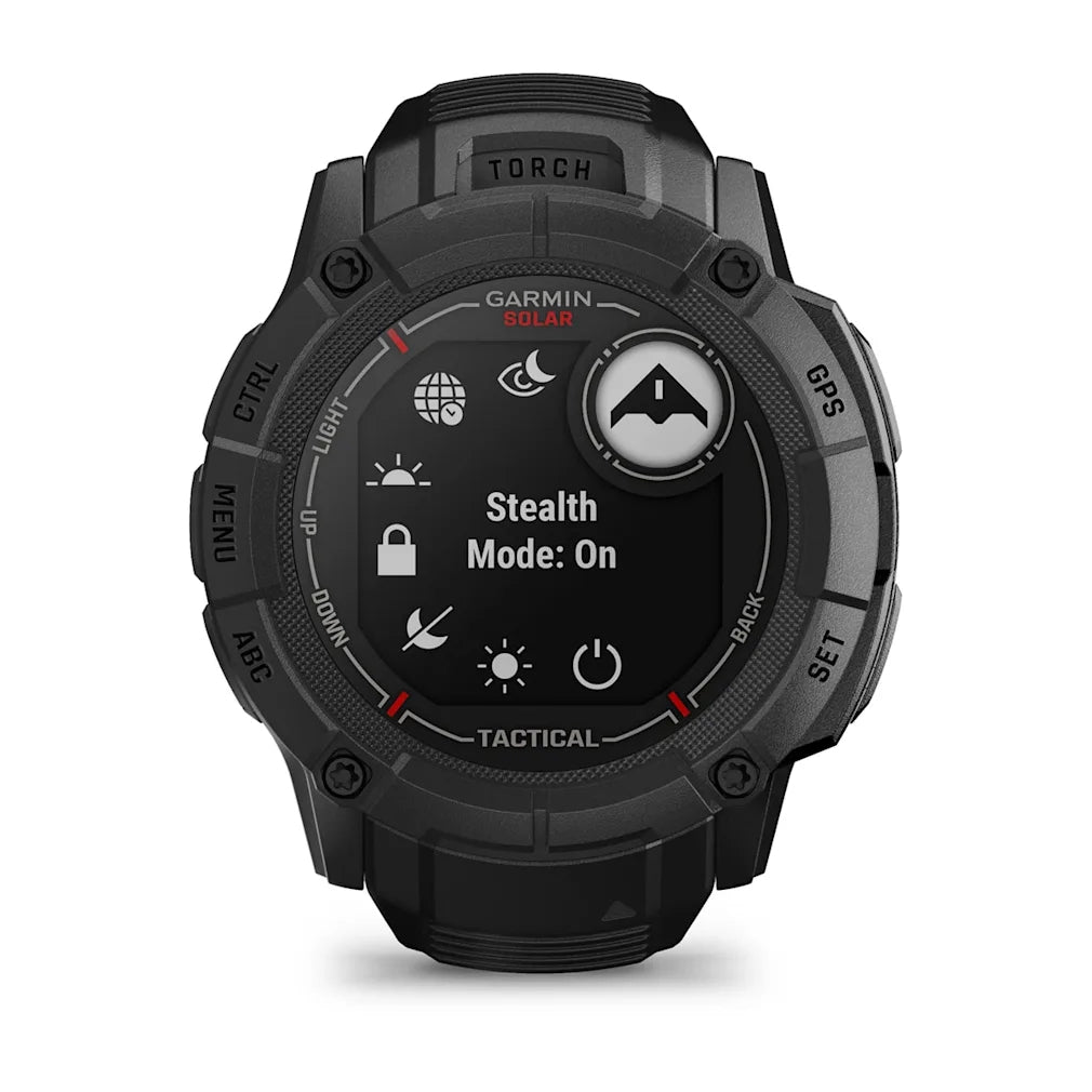 Garmin Instinct 2X Solar Tactical Smartwatch with Ballistic Calculator & NVG Compatibility - Rugged Outdoor GPS Watch for Hiking, Hunting & Military Use