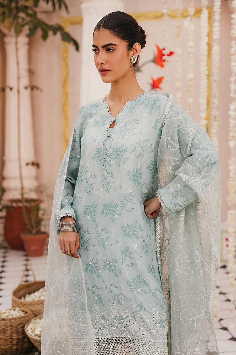 Stylish Grey Mist 3-Piece Outfit Set for Women - Cotton Shirt, Comfortable Trousers & Elegant Dupatta | Perfect for Casual Wear, Office Outfits & Special Occasions