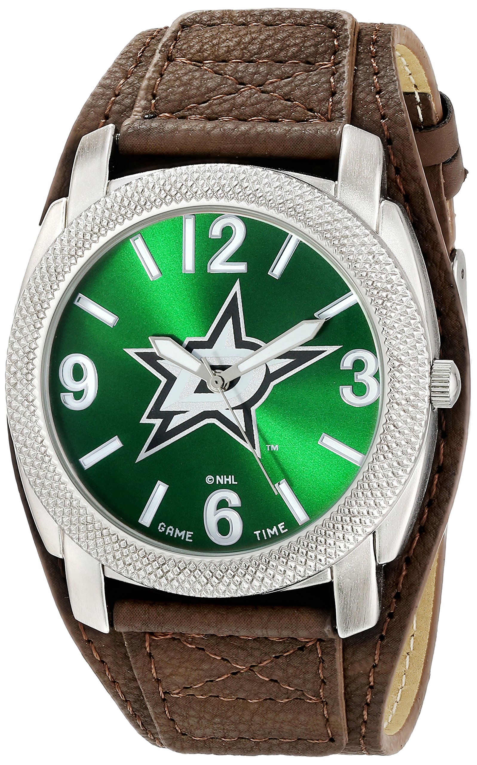 Dallas Stars Men's NHL Watch - Brown Quartz Casual Timepiece for Game Day & Sports Fans