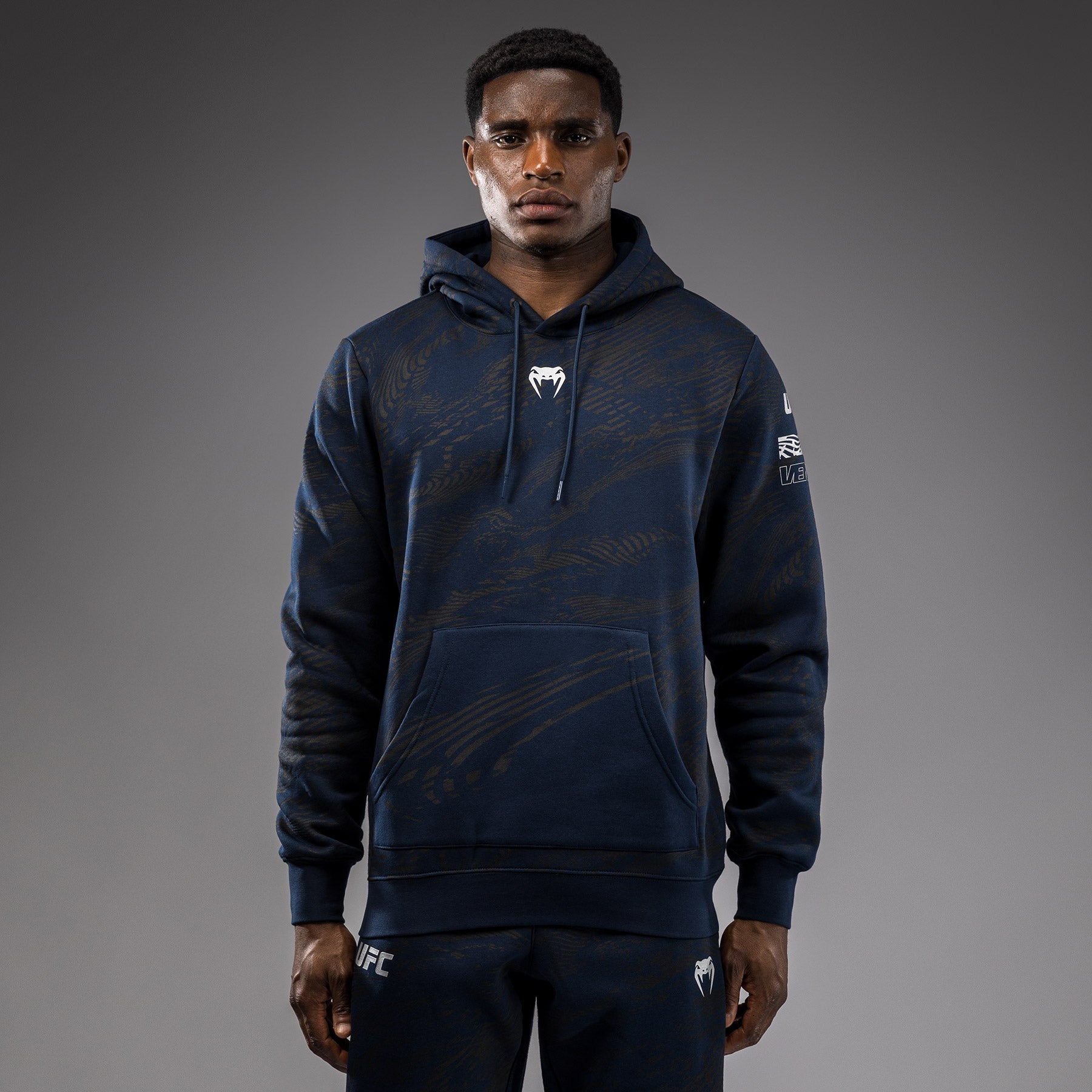 Venum UFC Fusion Fight Week Men's Pullover Hoodie - Oceanic Blue | MMA Training, Gym Workout & Casual Streetwear
