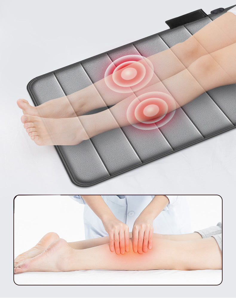Therasage Extra Long Heated Massage Mat for Back Pain Relief - Large Electric Heating Pad with 6 Heat Settings - Perfect for Home, Office & Physical Therapy Use