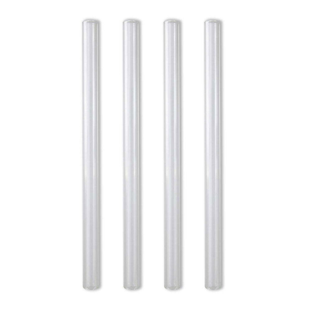 Eco-Friendly BarBaydos Glass Drinking Straws - Reusable, BPA-Free, Durable for Smoothies, Cocktails & Iced Coffee - Perfect for Home, Office & Outdoor Use