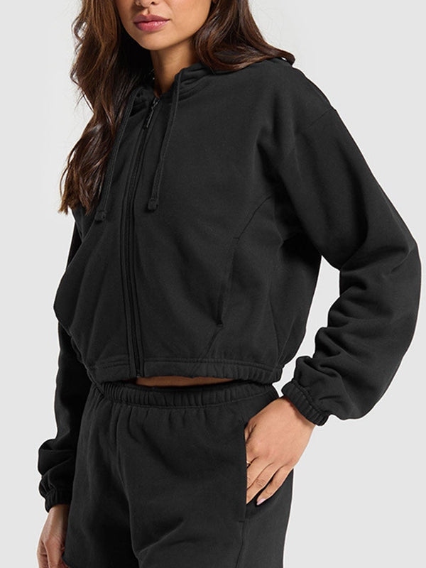 ZASUWA Women's Casual Zip Up Hoodie - Stylish & Comfortable for Everyday Wear, Gym, and Outdoor Activities