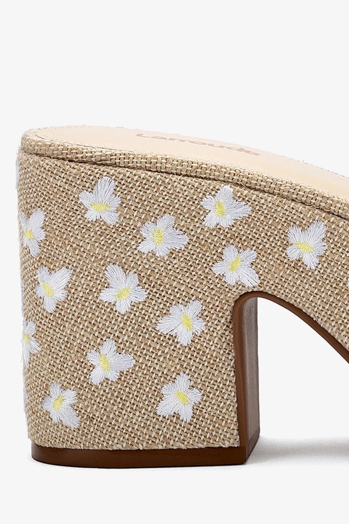 Miso Platform Sandal Women's Raw Linen Comfortable Summer Sandals - Perfect for Beach, Vacation, and Casual Outings