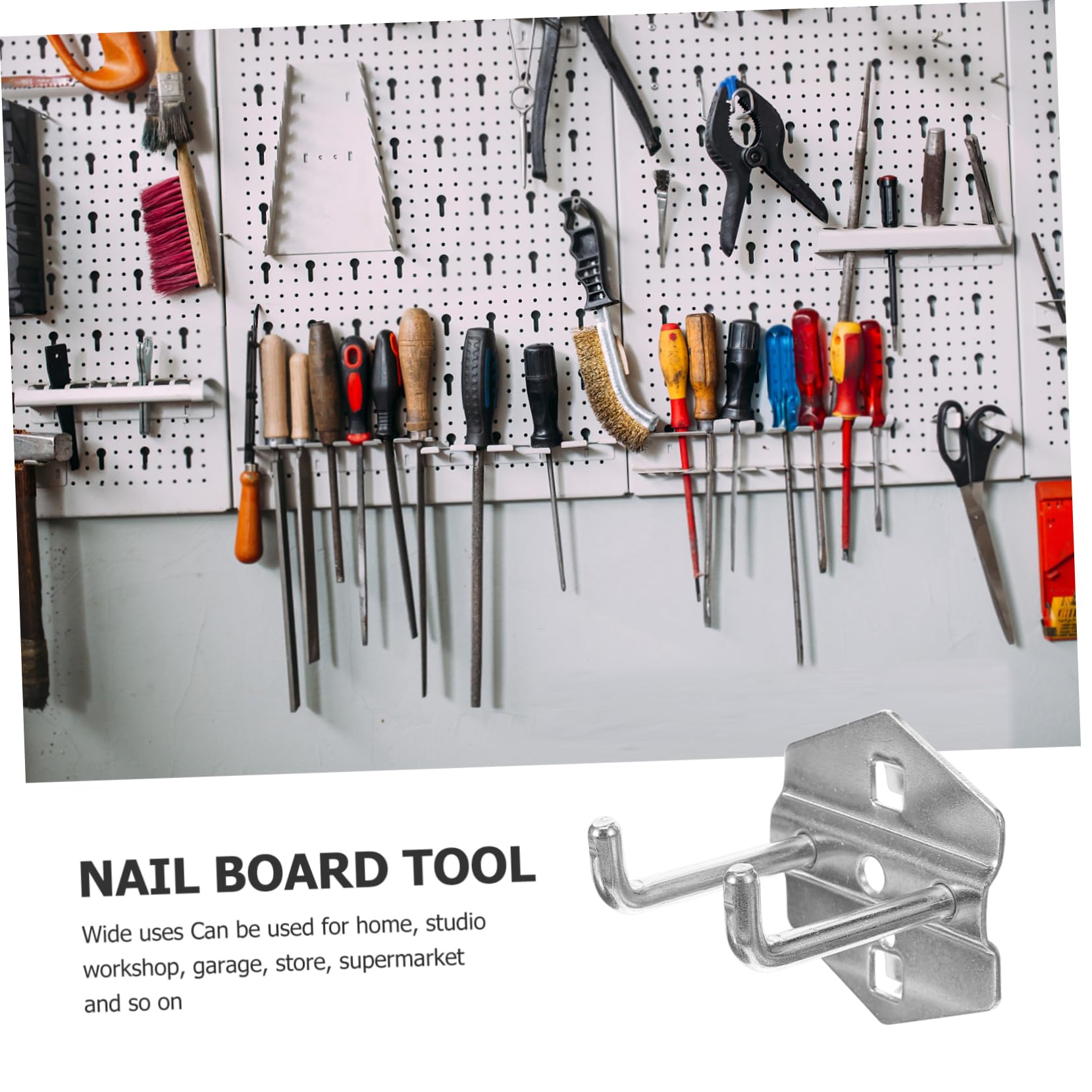 DOITOOL 25-Piece Metal Pegboard Hooks Kit - Heavy Duty Steel Tool Hanging Hooks for Workshop, Garage & DIY Organization - Perfect for Tools, Utensils & Accessories Storage
