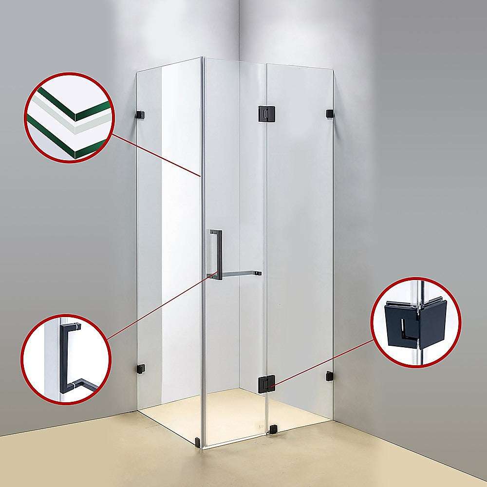 Frameless 10mm Glass Shower Screen 1000 x 700mm - Modern Bathroom Enclosure by Della Francesca | Perfect for Walk-in Showers, Wet Rooms & Spa Bathrooms