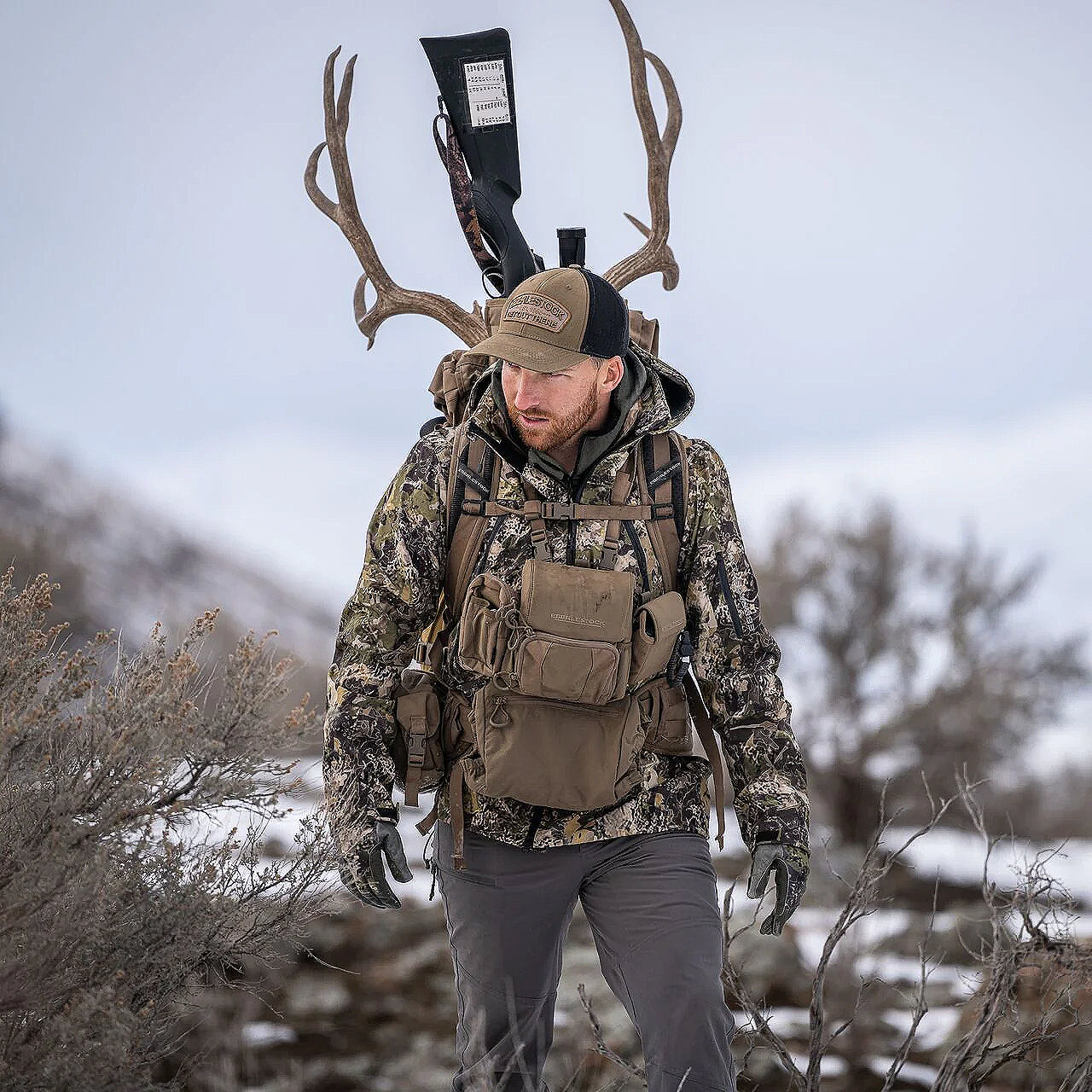 Eberlestock Trinity Peak Jacket 2.0 - Waterproof Hunting Jacket for Men with Breathable Technology - Ideal for Outdoor Adventures, Hiking & Camping