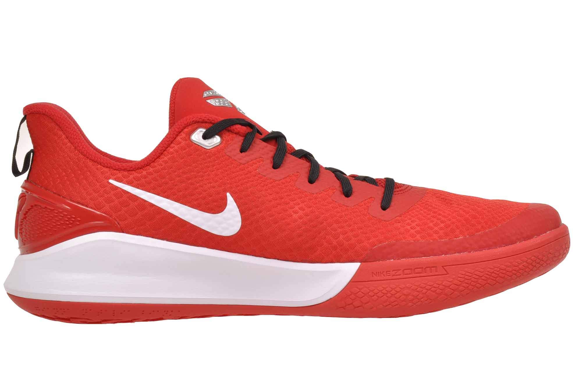 Nike Kobe Mamba Focus Basketball Shoes for Men - Red/White High-Performance Court Sneakers for Basketball Training and Games