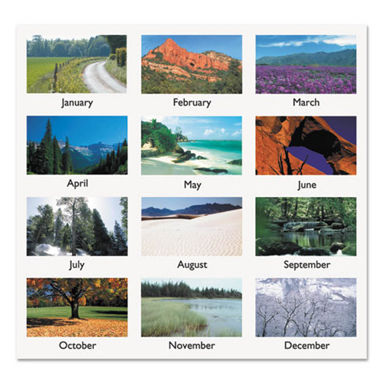 2022 Scenic Monthly Wall Calendar - Premium Quality, Large Size for Home & Office Decor - Perfect for Planning, Gifting & Holiday Organization