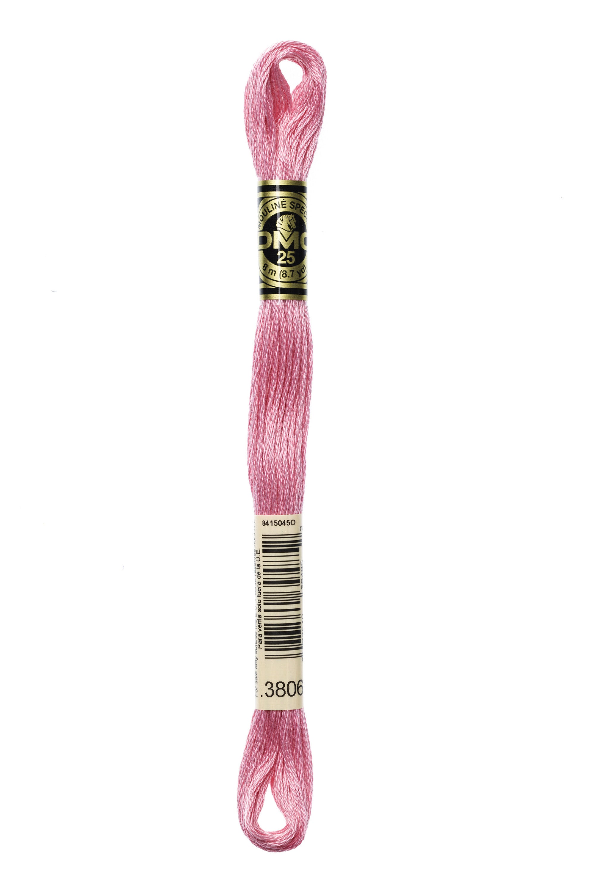 DMC 3806 Cotton Embroidery Floss - 100% Mercerized Cotton Thread for Cross Stitch, Needlework & Hand Embroidery - Perfect for DIY Crafts, Scrapbooking & Home Decor Projects