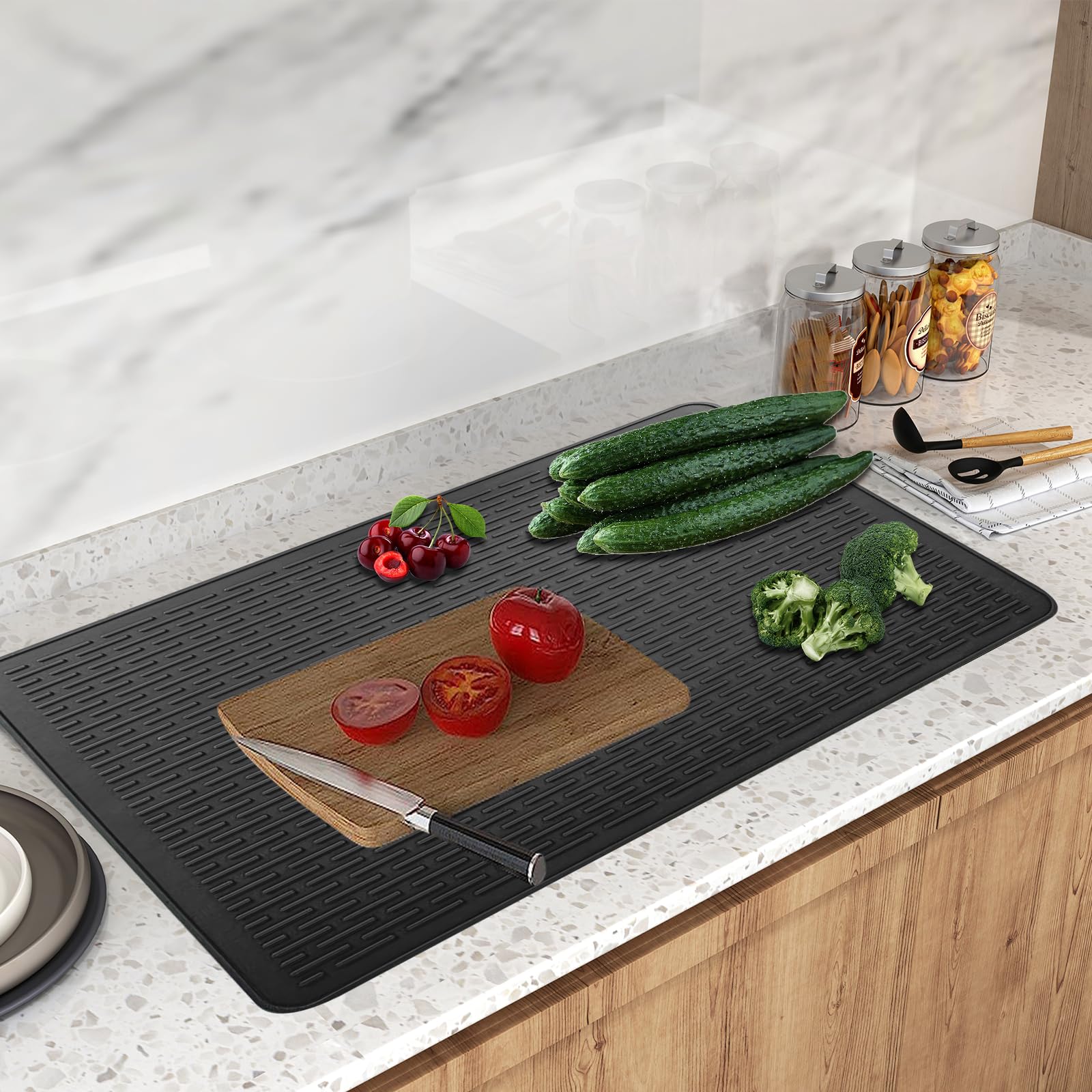 Heat-Resistant Silicone Stove Top Cover for Electric & Glass Cooktops - 28