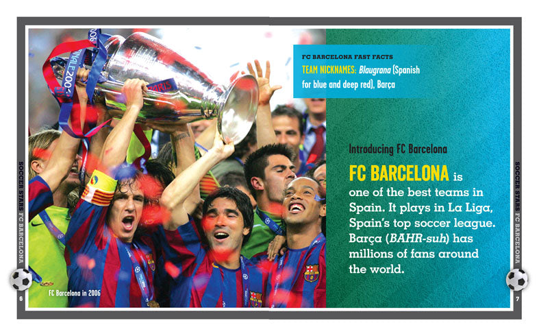 FC Barcelona Official Book 978-1-60818-801-7 - Perfect Gift for Soccer Fans & Home Decor