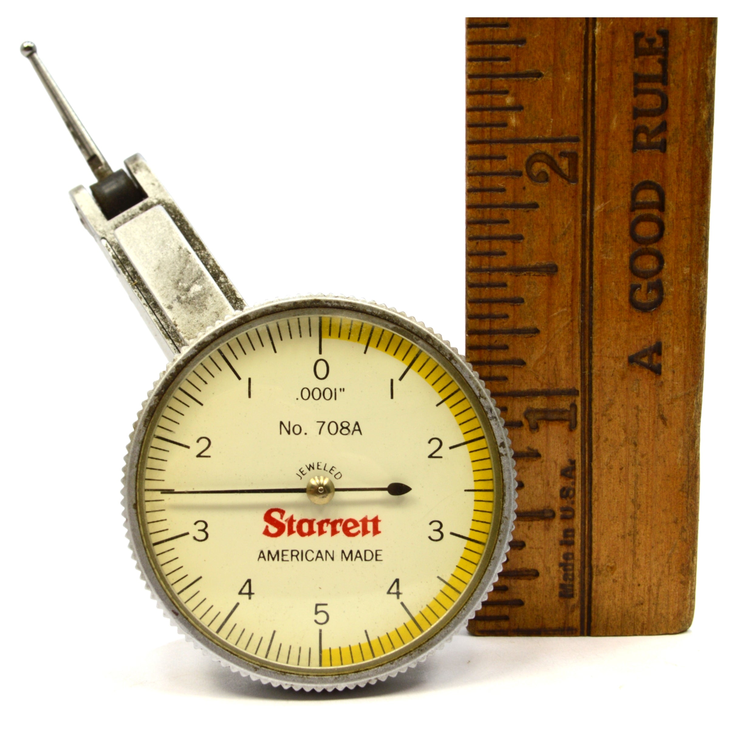 Starrrett 708A Dial Test Indicator .0001