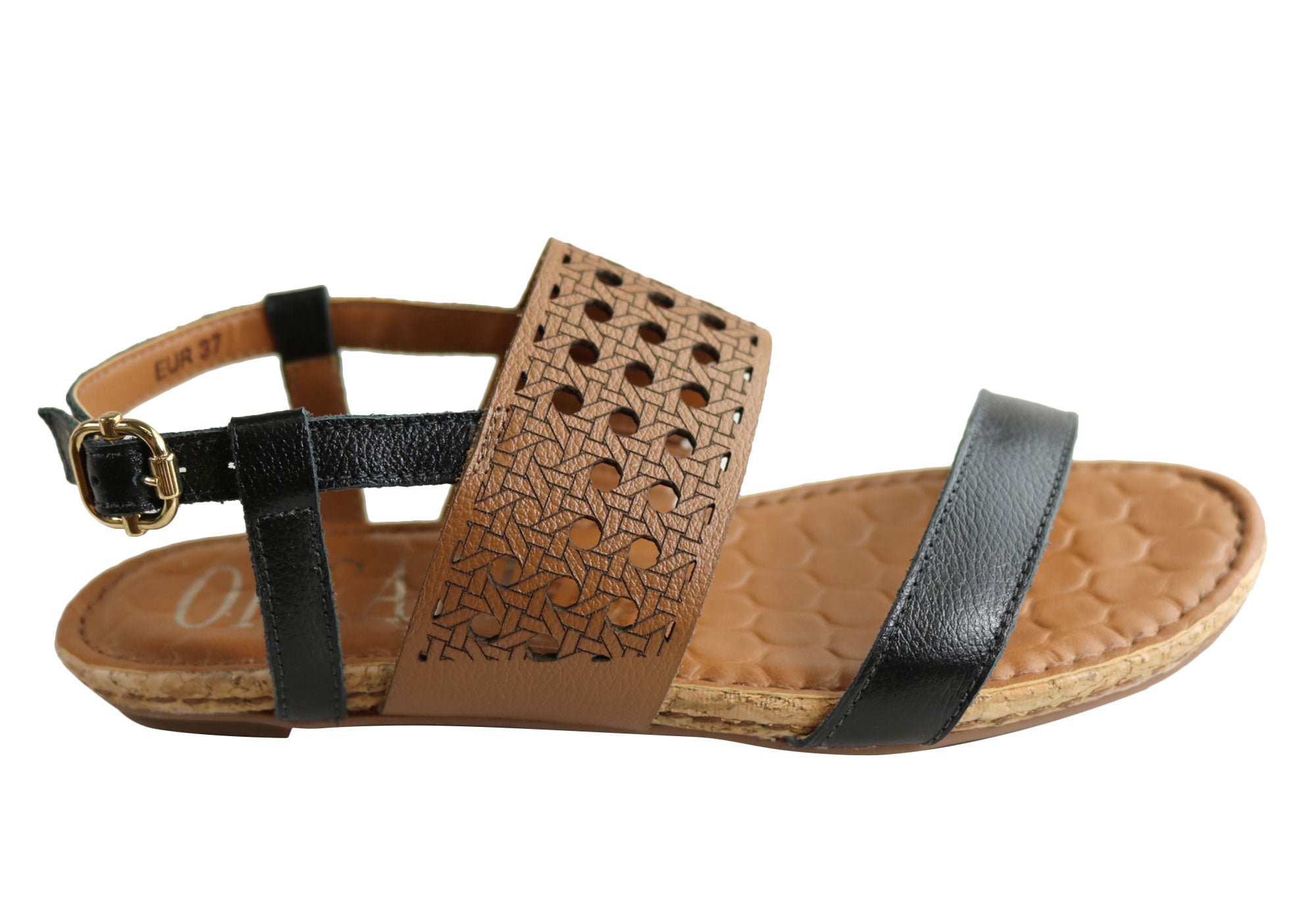 Orcade Gismo Women's Comfortable Leather Sandals - Handmade in Brazil - Perfect for Beach, Vacation & Summer Outfits