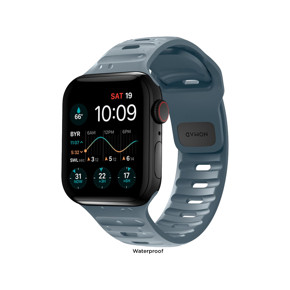 Premium Nomad Sport Band for Apple Watch 40mm/41mm - Durable Marine Blue Strap for Active Lifestyles | Gym, Running, Swimming & Everyday Wear