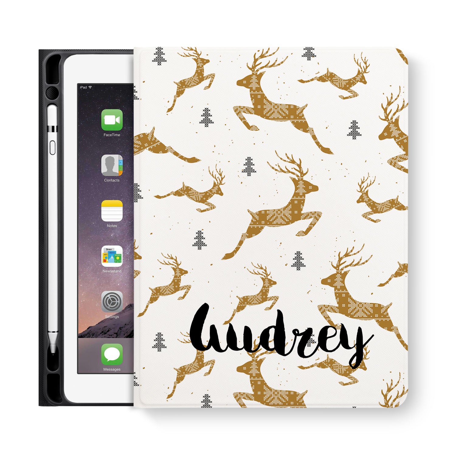 Premium iPad Folio Case - Slim Protective Cover with Auto Sleep/Wake for iPad Pro/Air - Perfect for Christmas Gifts, Work & Travel Use