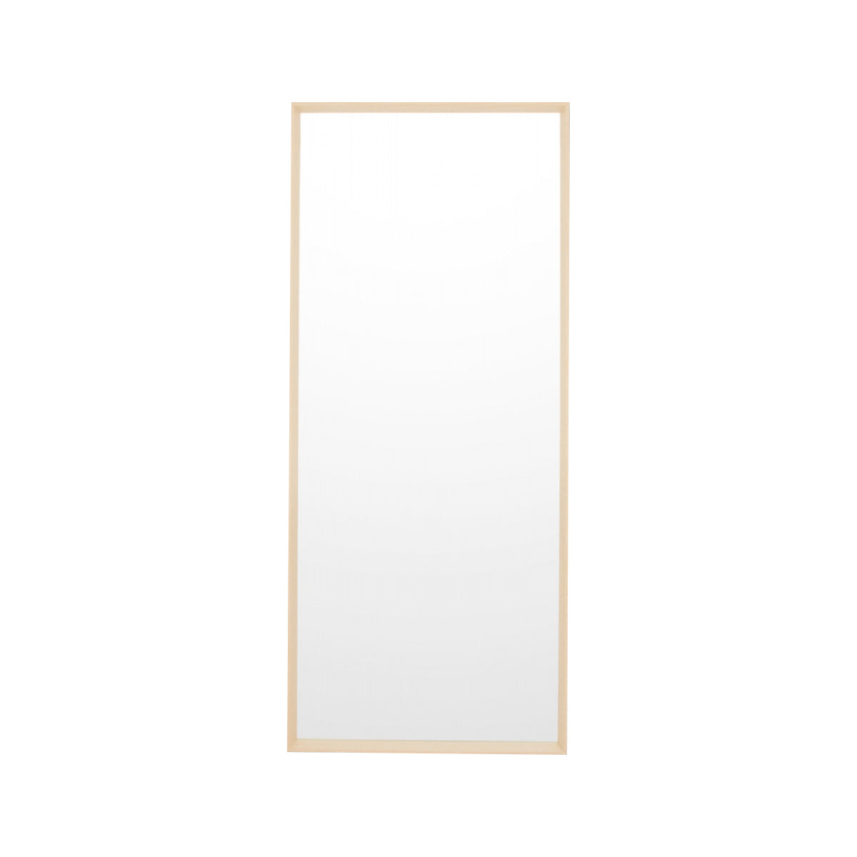 Hugo Timber Mirror - Light Wooden Wall Mirror for Bedroom, Living Room & Bathroom Decor | Modern Farmhouse Style Home Accent