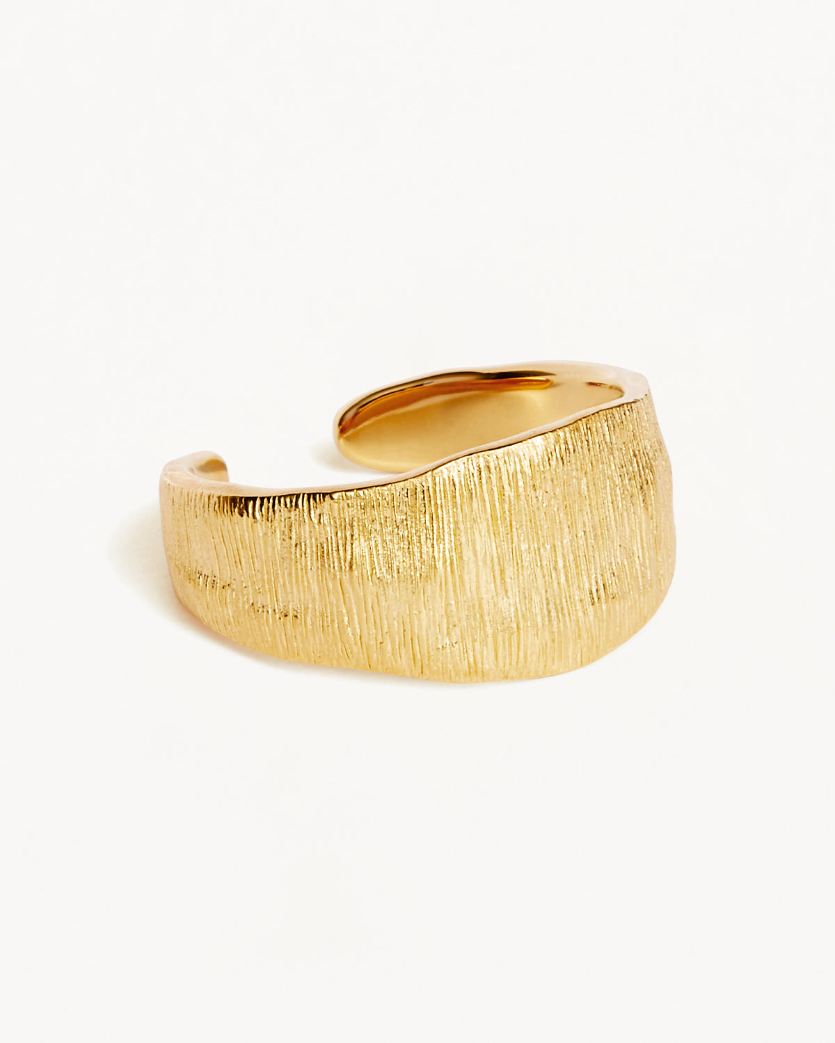 18K Gold Vermeil Woven Lightweight Ring for Women - Elegant Stackable Jewelry for Daily Wear, Gift Giving & Special Occasions