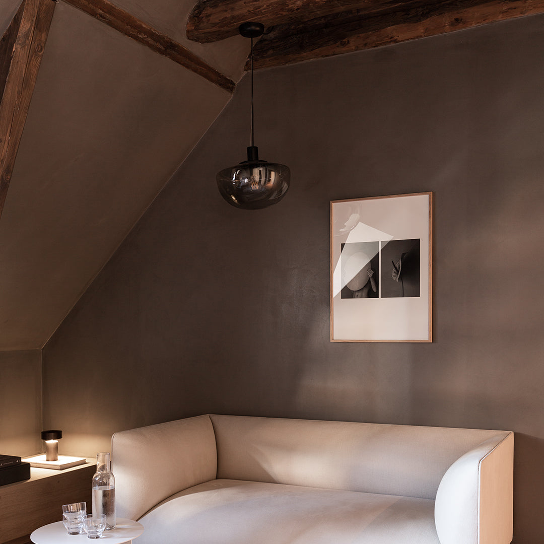 Norm Architects Bank Pendant Light - Modern Scandinavian Minimalist Ceiling Lamp for Dining Room, Kitchen, Living Room & Bedroom