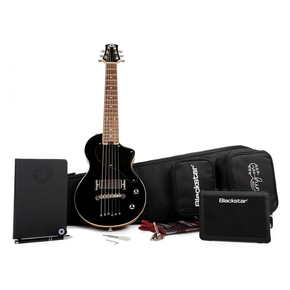 Blackstar Carry On Deluxe Pack Electric Guitar - Professional Travel Guitar with Amp & Accessories - Perfect for Practice, Travel & Stage Performances