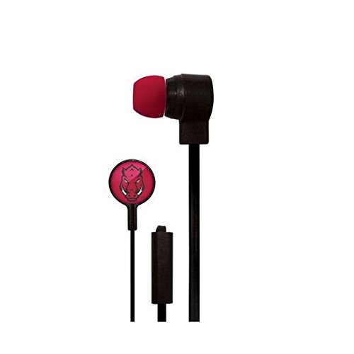 Mizco NCAA Big Logo Wireless Earbuds - Bluetooth Headphones with Noise Cancellation for Sports, Gym, and School - Perfect for College Fans & Student Athletes