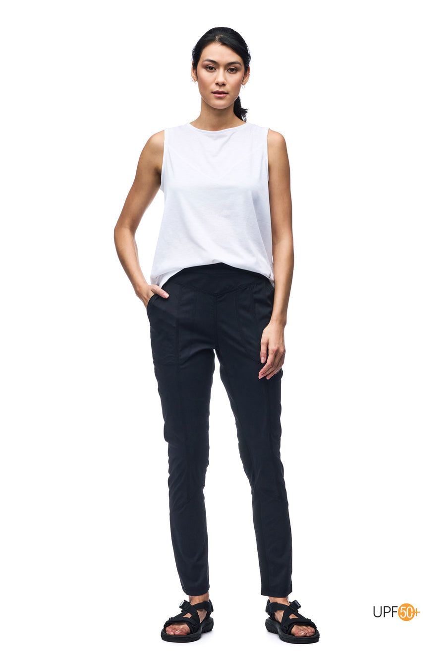 Indyeva Travel IV Pants for Women - Lightweight, Comfortable & Stylish Hiking & Outdoor Adventure Pants