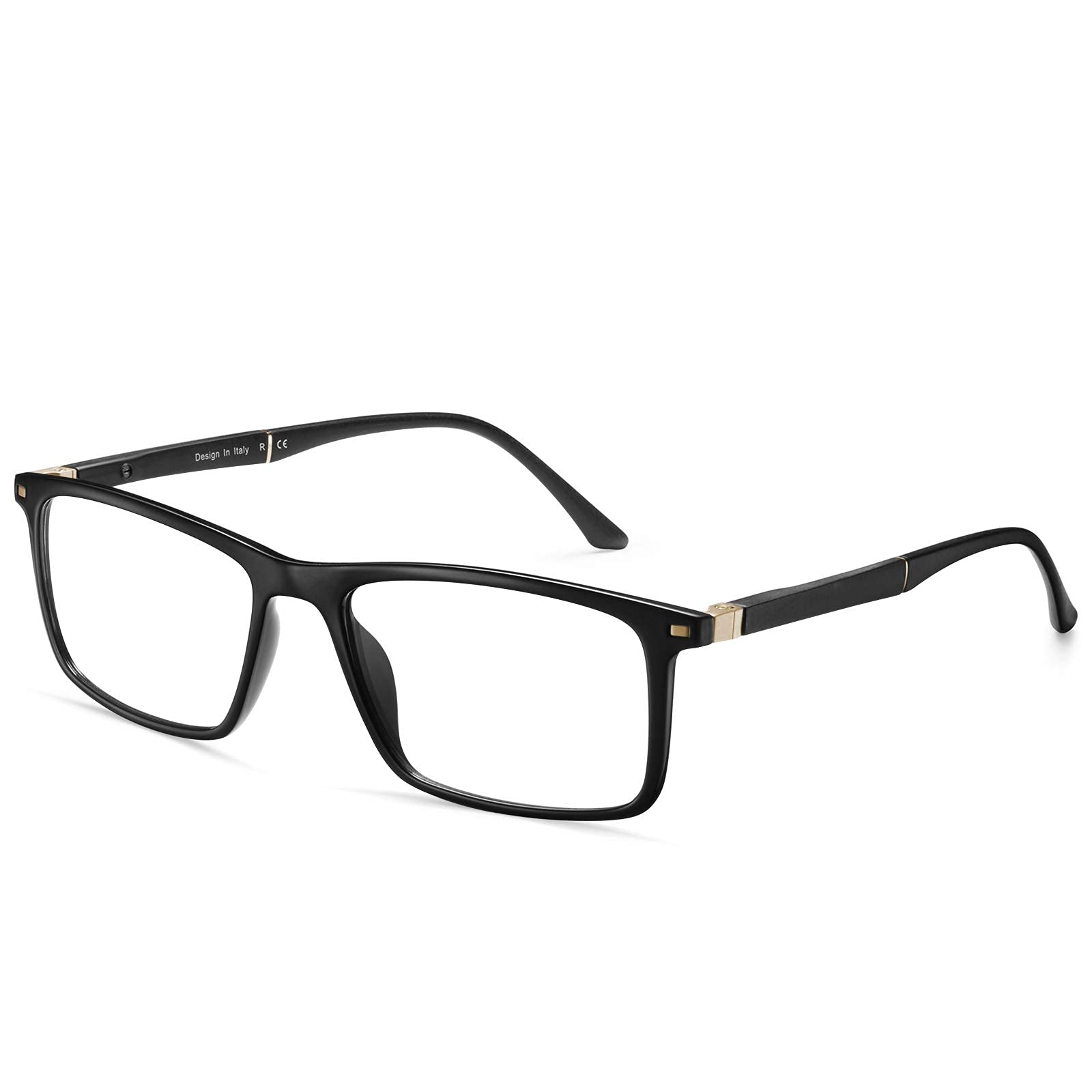 Blue Light Blocking Glasses for Gaming & Computer Use - UV400 Protection Clear Lens Eyewear for Women & Men | Reduce Eye Strain for Work, Gaming & Screen Time