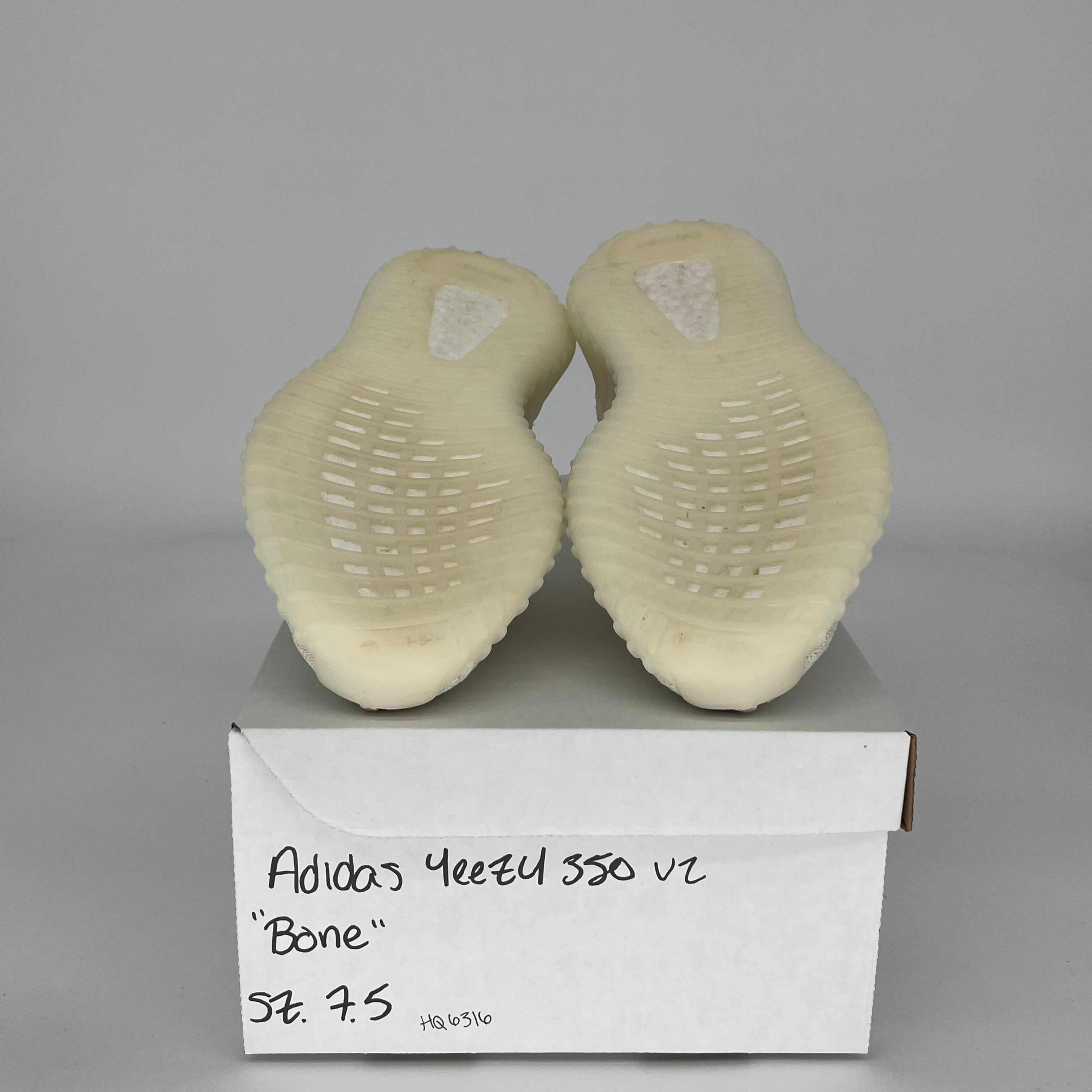 Adidas Yeezy Boost 350 V2 'Bone' - Men's Size 7.5 (HQ6316) | Comfortable Running Shoes for Casual Wear & Street Style
