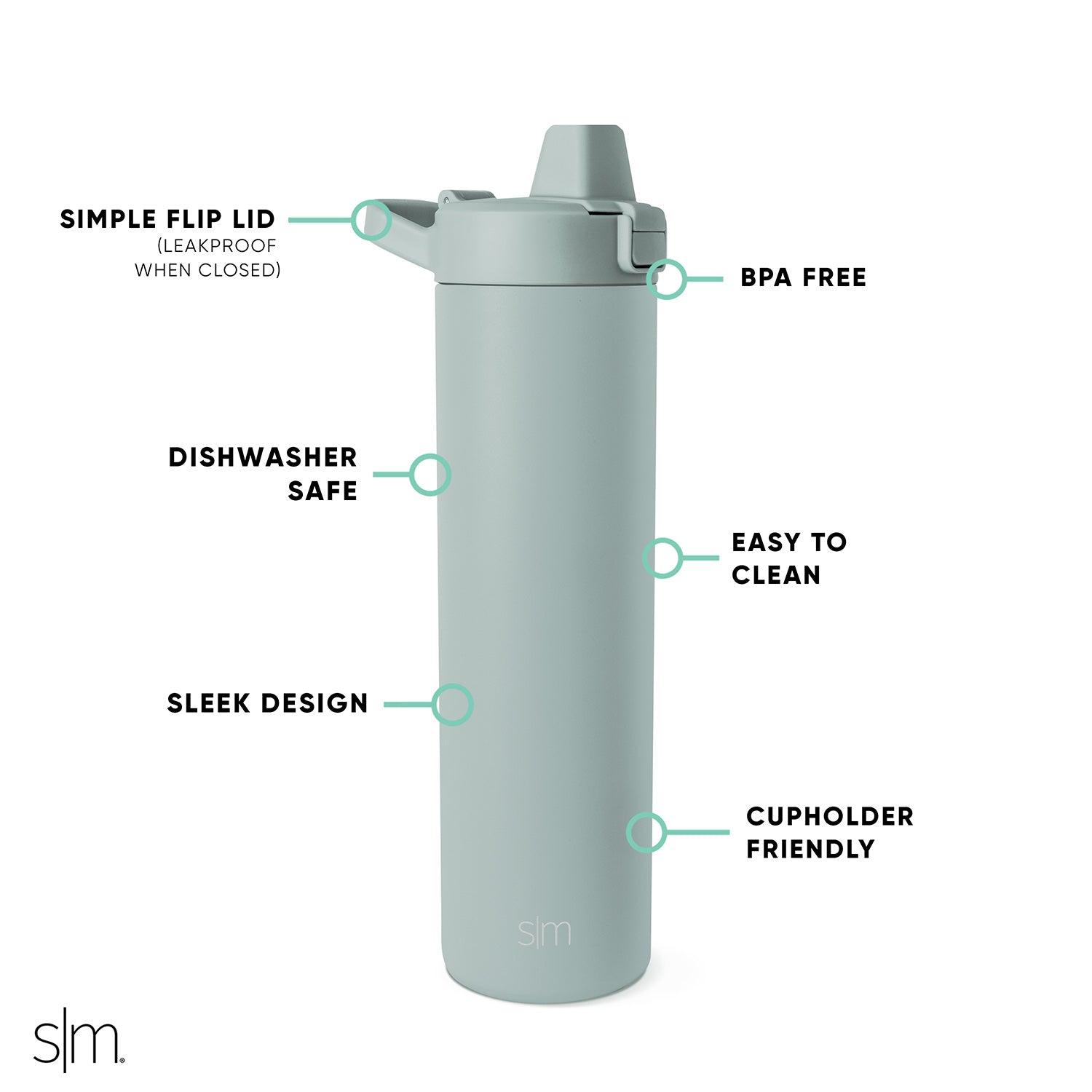 Stainless Steel Flip Straw Lid with Simple Filter - Perfect for Tumbler Cups, Water Bottles & Travel Mugs - BPA Free & Leak Proof Design