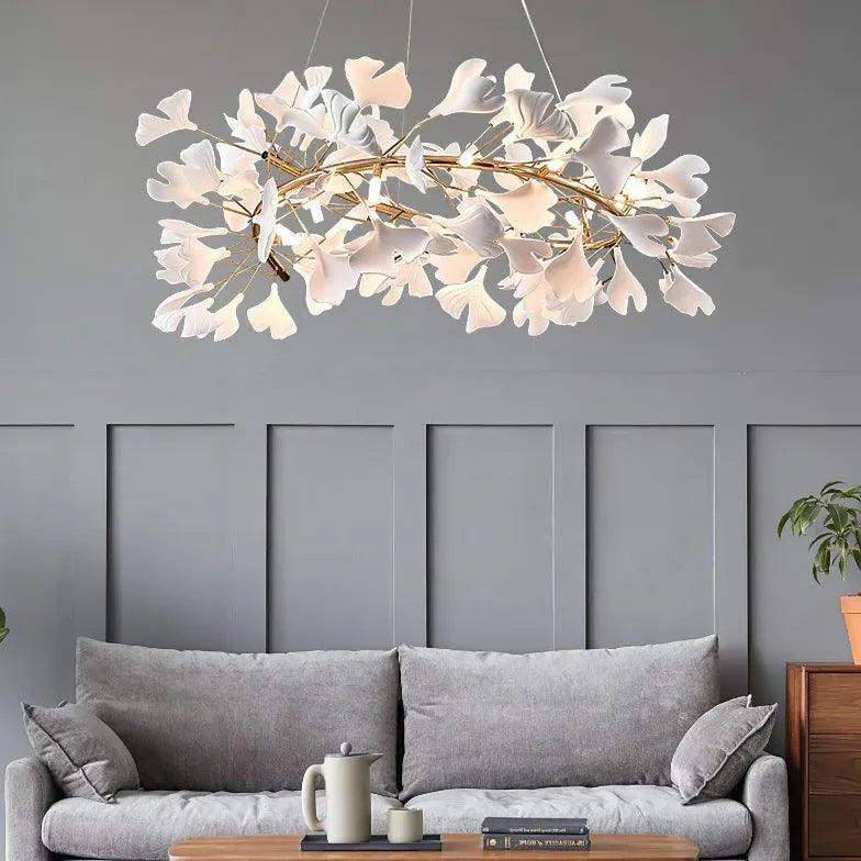 Modern Tree Branch Chandelier for Dining Room - Elegant Rustic Ceiling Light Fixture for Farmhouse, Kitchen & Living Room Decor