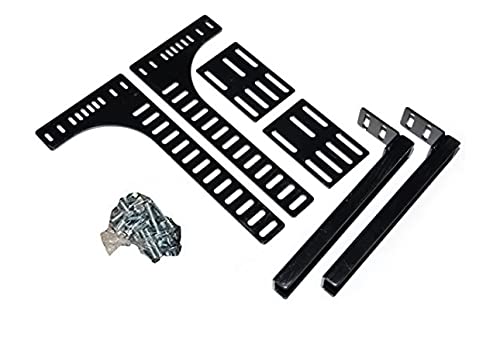 Leggett & Platt S-Cape Headboard Brackets for Twin, TXL, Split King & Calking Size Beds (2015-2020) - Easy Installation & Bedroom Upgrade