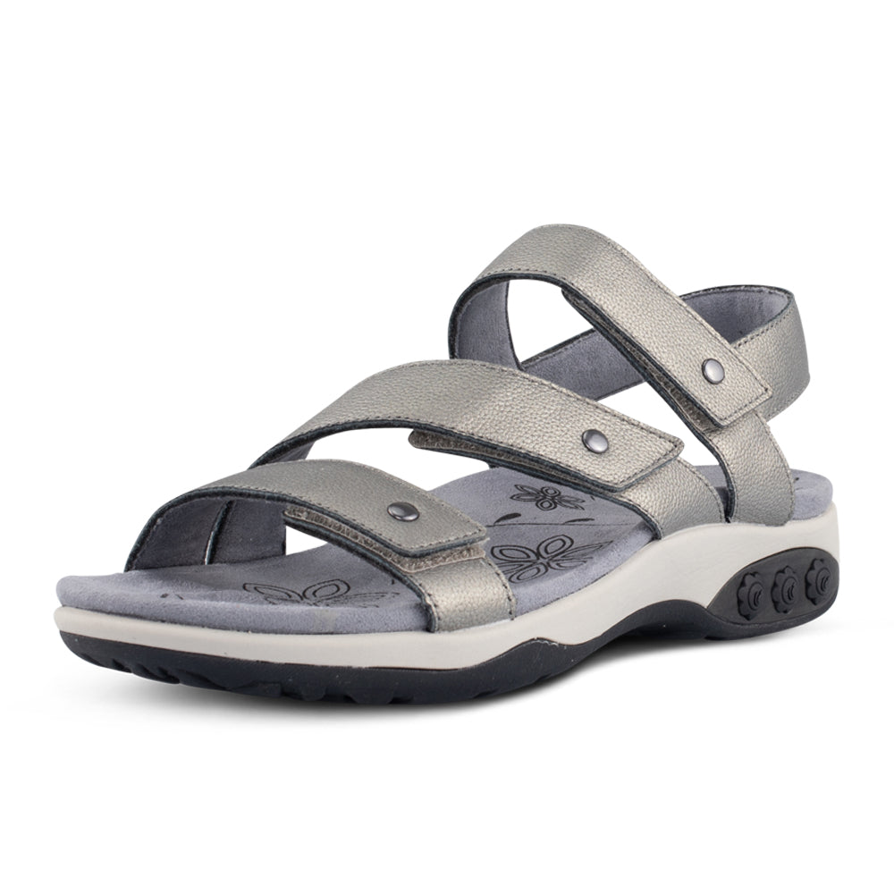 Haley Adjustable Women's Sandals - Comfortable Summer Beach Flip Flops for Outdoor Walking, Travel & Vacation