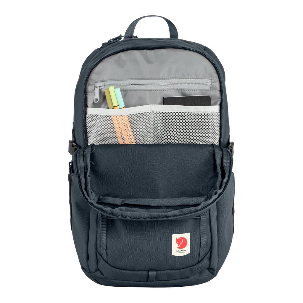 Fjallraven Skule 20L Backpack - Lightweight Water-Resistant Daypack for School, Travel & Hiking | Navy Blue Outdoor Backpack for Men & Women