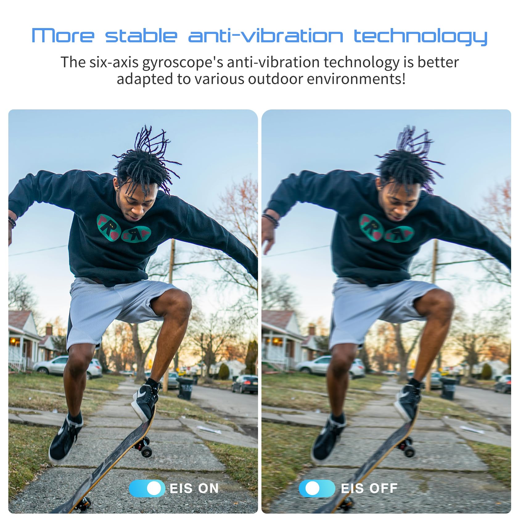 Apexcam K20 4K 60FPS Sports Action Camera - 48MP Ultra HD, WiFi, 8X Zoom, EIS, Touch Screen, 170° Wide Angle, 20m Waterproof with 64GB Card, 2.4G Remote & 2x1350mAh Batteries - Perfect for Vlogging, Diving, Motorcycling and Outdoor Adventures