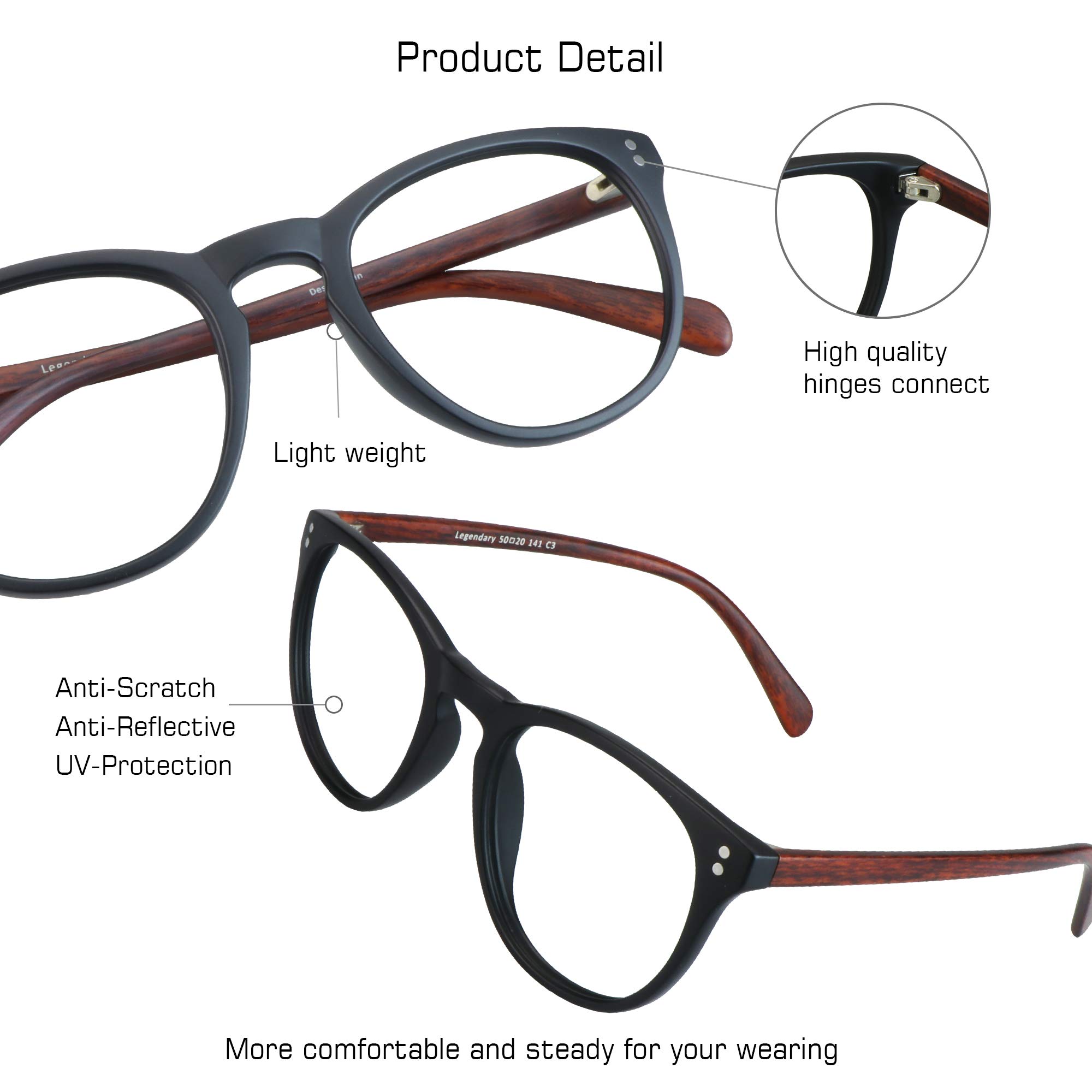 VisionGlobal Blue Light Blocking Glasses for Women & Men - Anti-Eyestrain Computer Glasses with Stylish Oval Frame for Screen Time, Gaming & Reading - Reduce Digital Eye Fatigue for Office, Study & Night Use