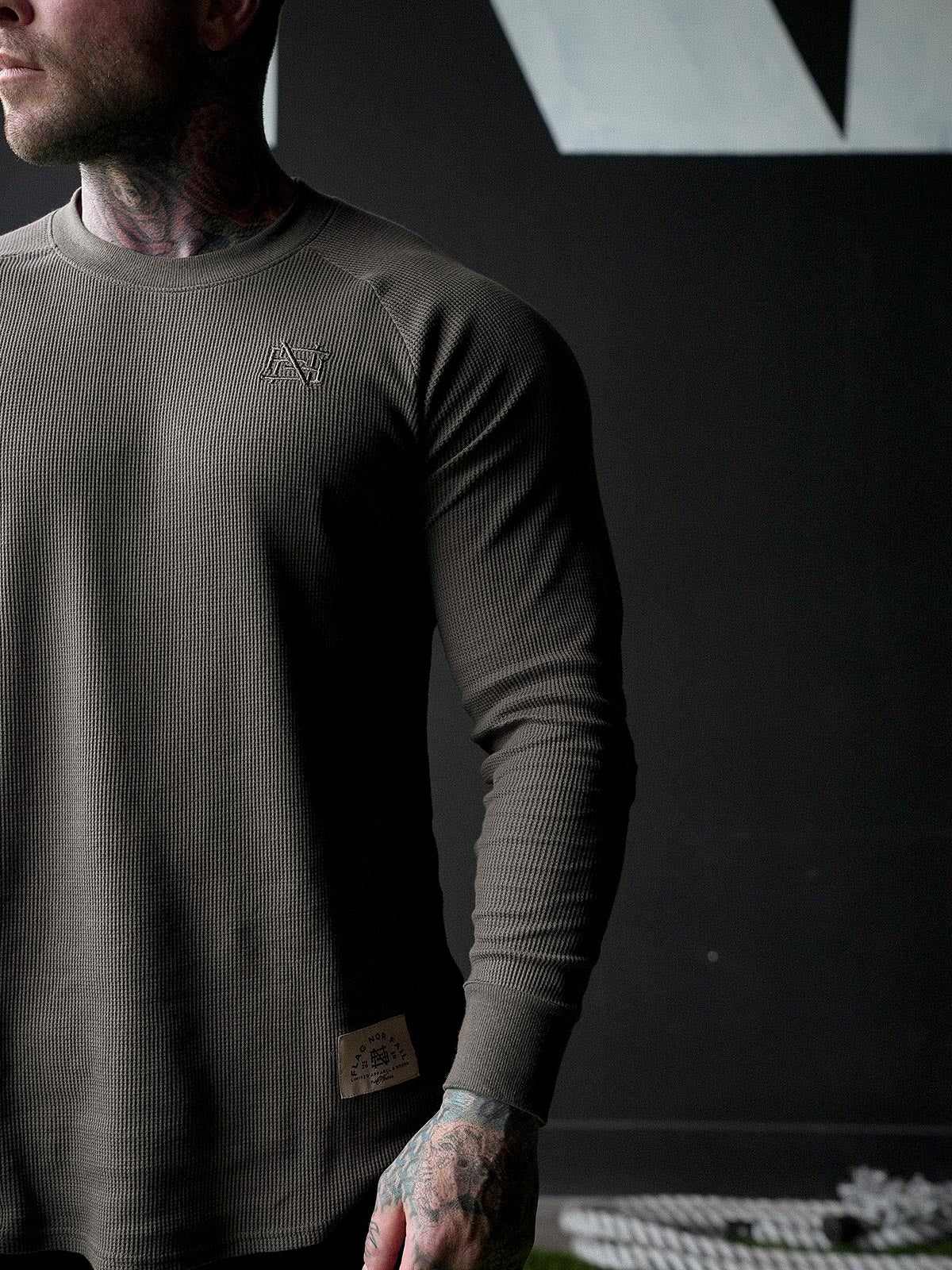 Men's Lightweight Thermal Underwear Set - Olive Grey Color for Winter Warmth - Perfect for Outdoor Activities, Hiking, and Cold Weather Layering