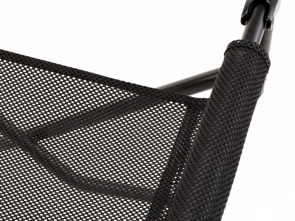 Snow Peak Mesh Folding Chair - Lightweight Portable Camping Chair for Outdoor Adventures, Hiking, Backpacking & Beach - Breathable Mesh Design for Patio, Garden, Picnic & Tailgating - Compact Foldable Outdoor Seating Solution