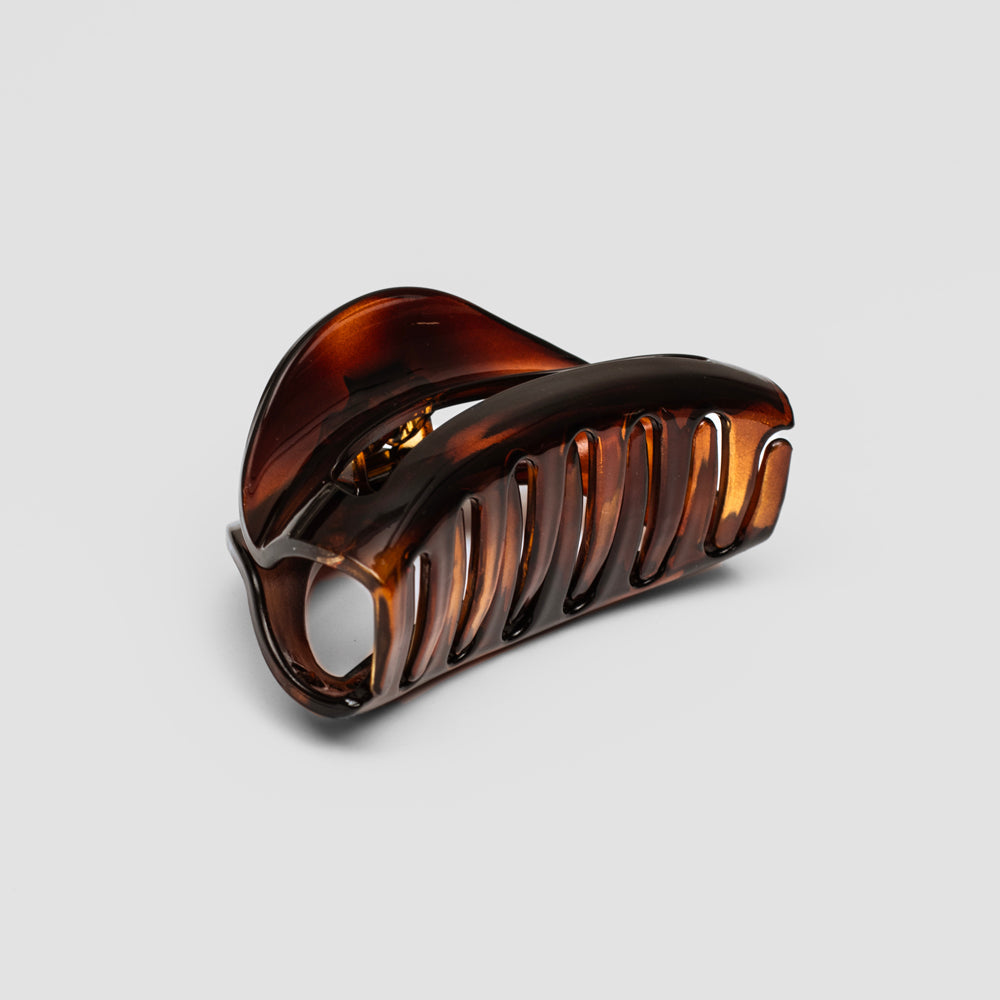 D-Shaped Hair Claw Clip for Women - Non-Slip Small Hair Clips for Ponytail, Bun & Updo Hairstyles - Perfect for Work, Gym, Travel & Everyday Use