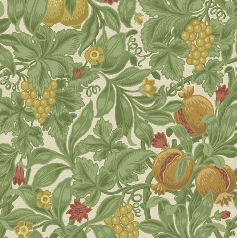 Cole & Son Vines of Pomona Multi-Color Botanical Wallpaper Roll - Premium Floral Design for Living Room, Bedroom & Dining Room Decor