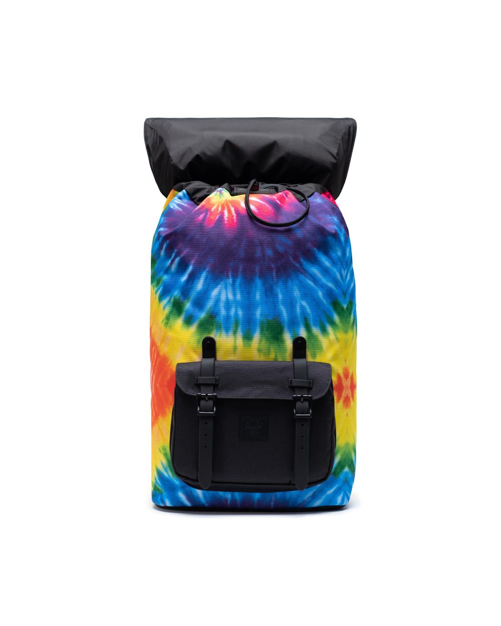 Herschel Supply Co. Little America Backpack - Rainbow Tie Dye Design for School, Travel & Outdoor Adventures