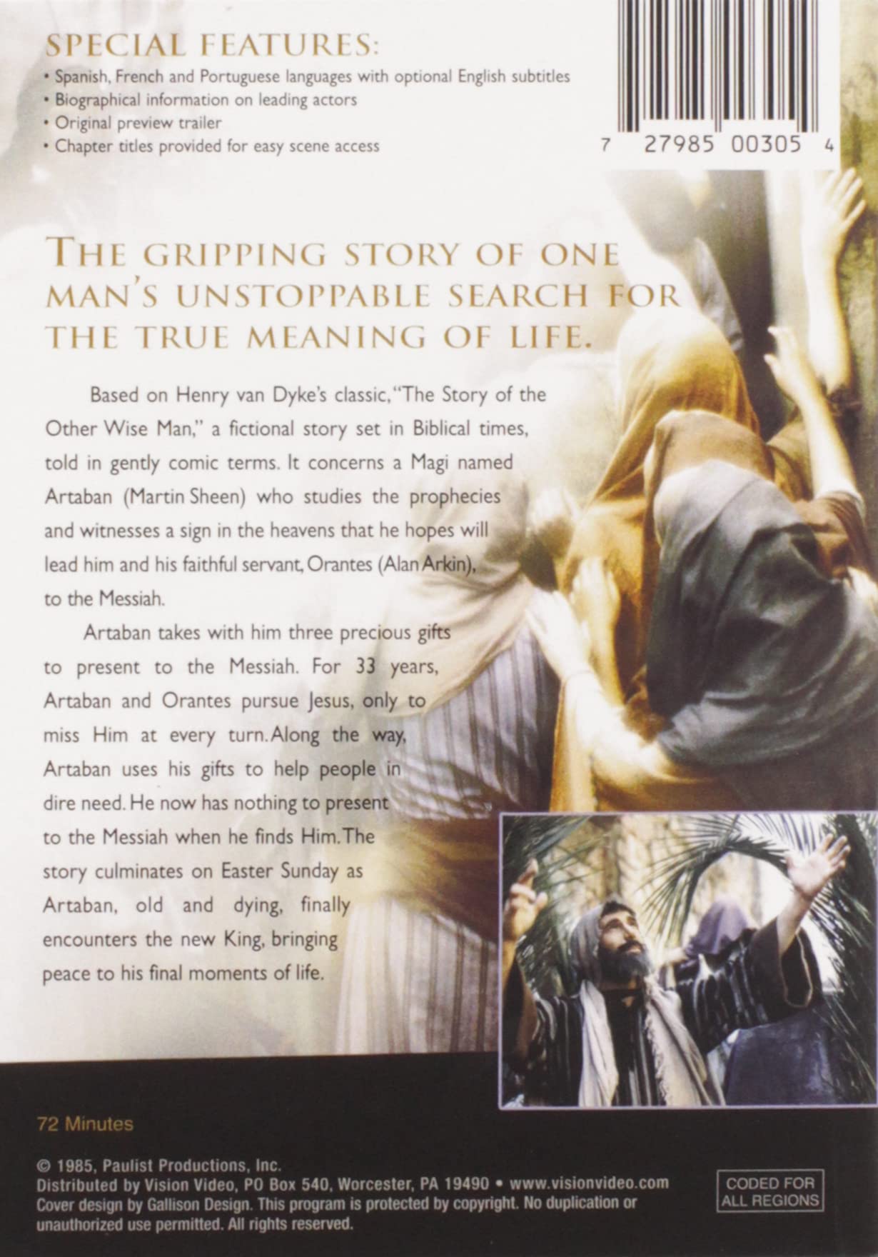 The Fourth Wise Man - Inspirational Christmas Story Book for Adults & Kids | Perfect for Holiday Gifts, Family Reading & Church Events